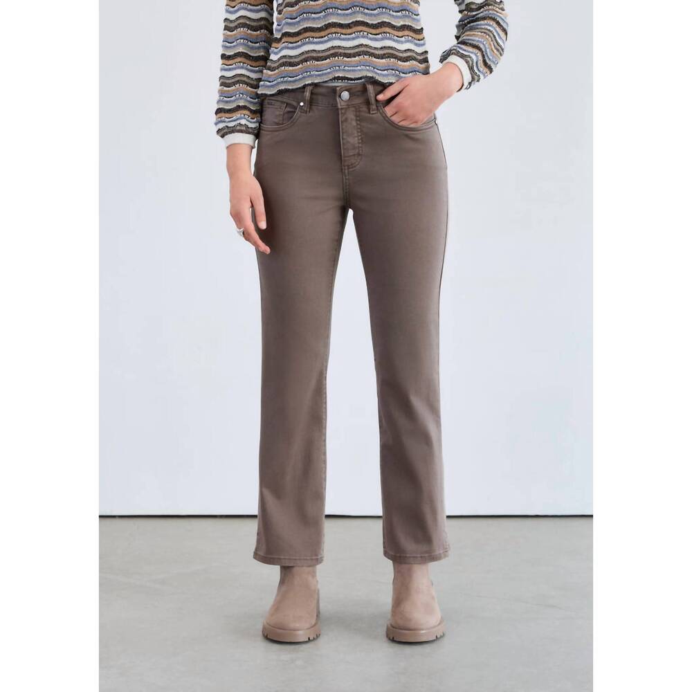 NEW FDJ olivia ankle bootcut jean in taupe